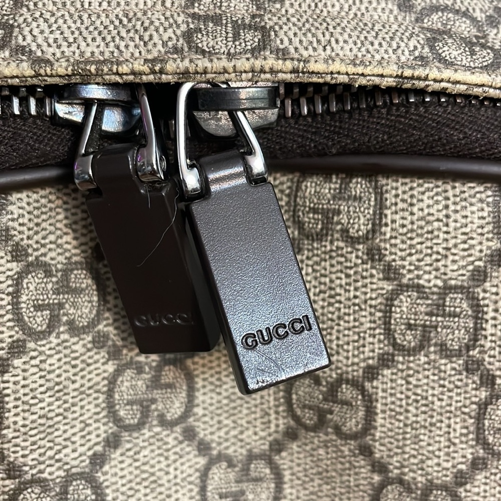 Gucci Interlocking G Backpack Gg Coated Canvas Me… - image 4